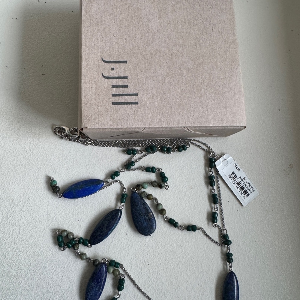 J. Jill blue Elegant Blue three in one Necklace - Picture 3 of 7